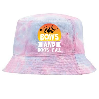 Bows And Boos Y'all Tie-Dyed Bucket Hat