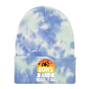 Bows And Boos Y'all Tie Dye 12in Knit Beanie