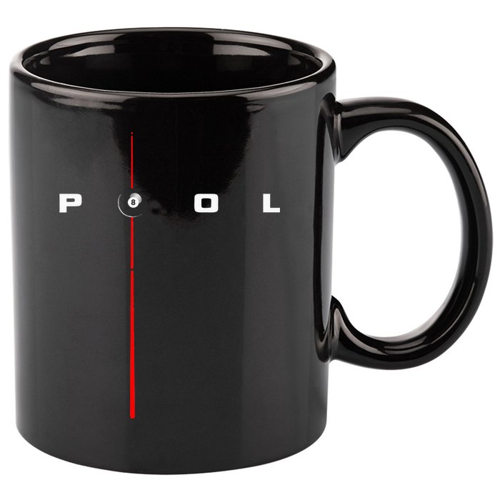 Billiards Apparel Billiards 11oz C Handle Ceramic Mug