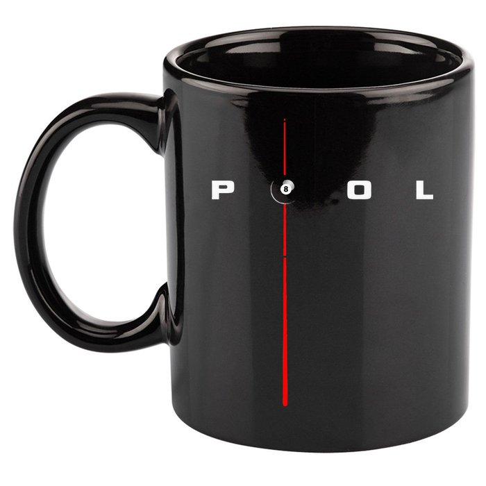 Billiards Apparel Billiards 11oz C Handle Ceramic Mug