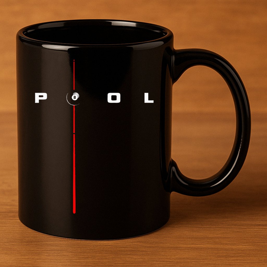 Billiards Apparel Billiards 11oz C Handle Ceramic Mug