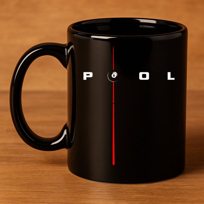 Billiards Apparel Billiards 11oz C Handle Ceramic Mug
