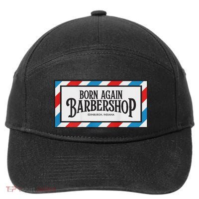 Born Again Barbershop Merch 7-Panel Snapback Hat