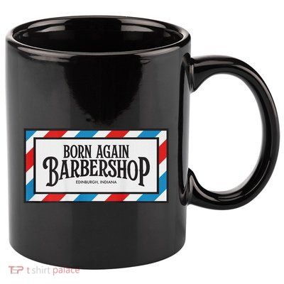Born Again Barbershop Merch 11oz C Handle Ceramic Mug