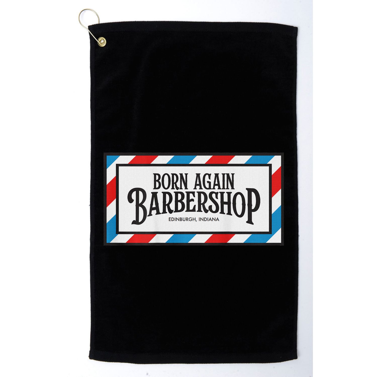 Born Again Barbershop Merch Golf Towel