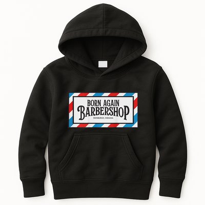 Born Again Barbershop Merch Kids Hoodie