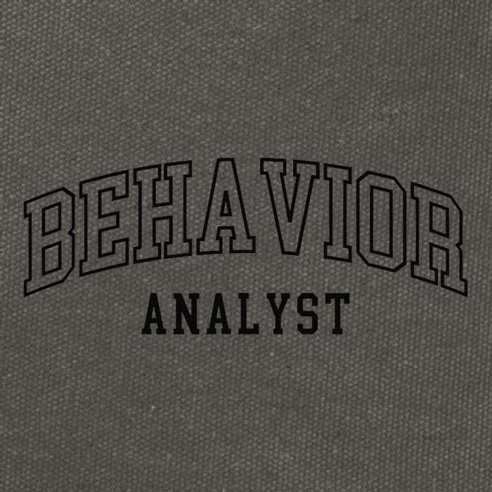 Behavior Analyst Behavior Analysis Diagnosing Behaviorism Cotton Canvas Backpack