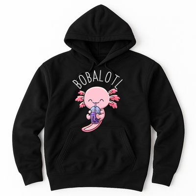 Bobalotl Axolotl Boba Tea Bubble Milk Hoodie