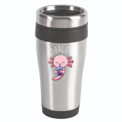Bobalotl Axolotl Boba Tea Bubble Milk 16oz Travel Tumbler