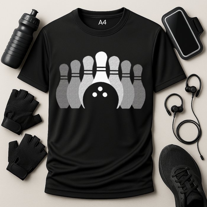 Bowling Apparel Bowling Cooling Performance Crew T-Shirt