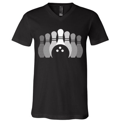 Bowling Apparel Bowling V-Neck T-Shirt