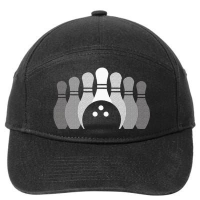 Bowling Apparel Bowling 7-Panel Snapback Hat