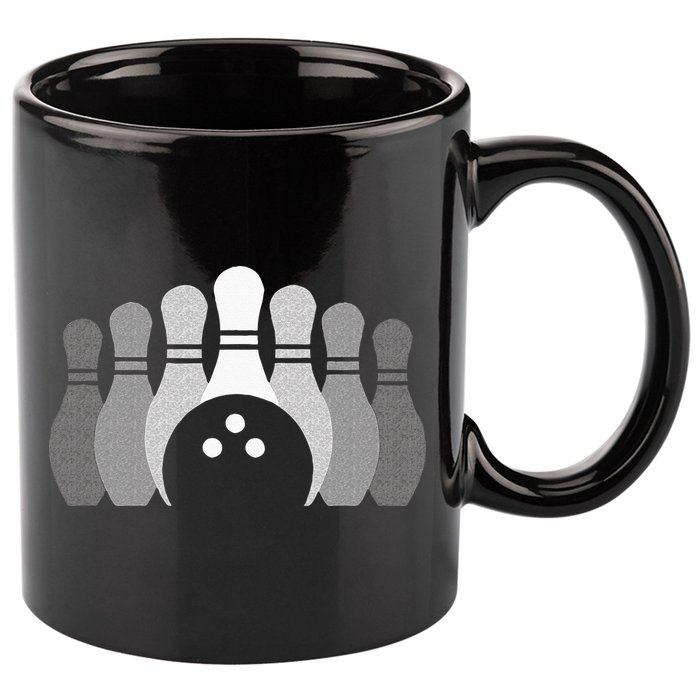 Bowling Apparel Bowling 11oz C Handle Ceramic Mug