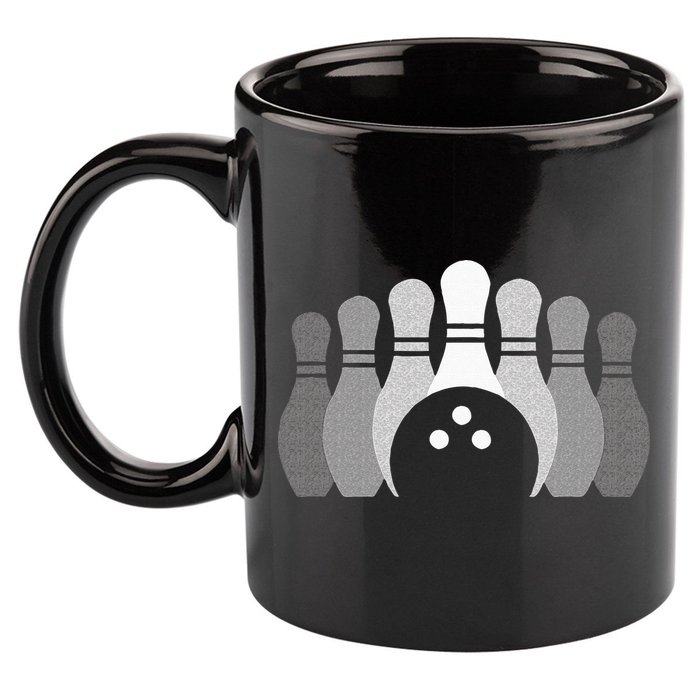 Bowling Apparel Bowling 11oz C Handle Ceramic Mug
