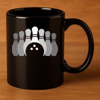 Bowling Apparel Bowling 11oz C Handle Ceramic Mug
