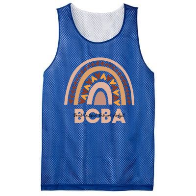 Behavior Analyst Bcba Behavior Therapist Funny Gift Mesh Reversible Basketball Jersey Tank