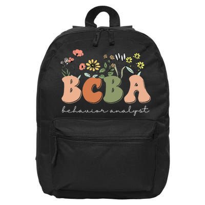 Behavior Analyst BCBA Behavior Therapist ABA Therapist RBT 16 in Basic Backpack