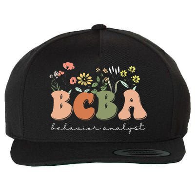Behavior Analyst BCBA Behavior Therapist ABA Therapist RBT Wool Snapback Cap