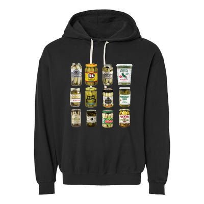 Bad Addiction Boutique Pickle Jars Garment-Dyed Fleece Hoodie