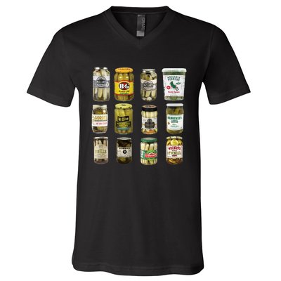 Bad Addiction Boutique Pickle Jars V-Neck T-Shirt