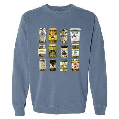 Bad Addiction Boutique Pickle Jars Garment-Dyed Sweatshirt