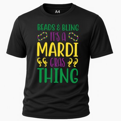 Beads And Bling It's A Mardi Gras Thing Performance Shirt
