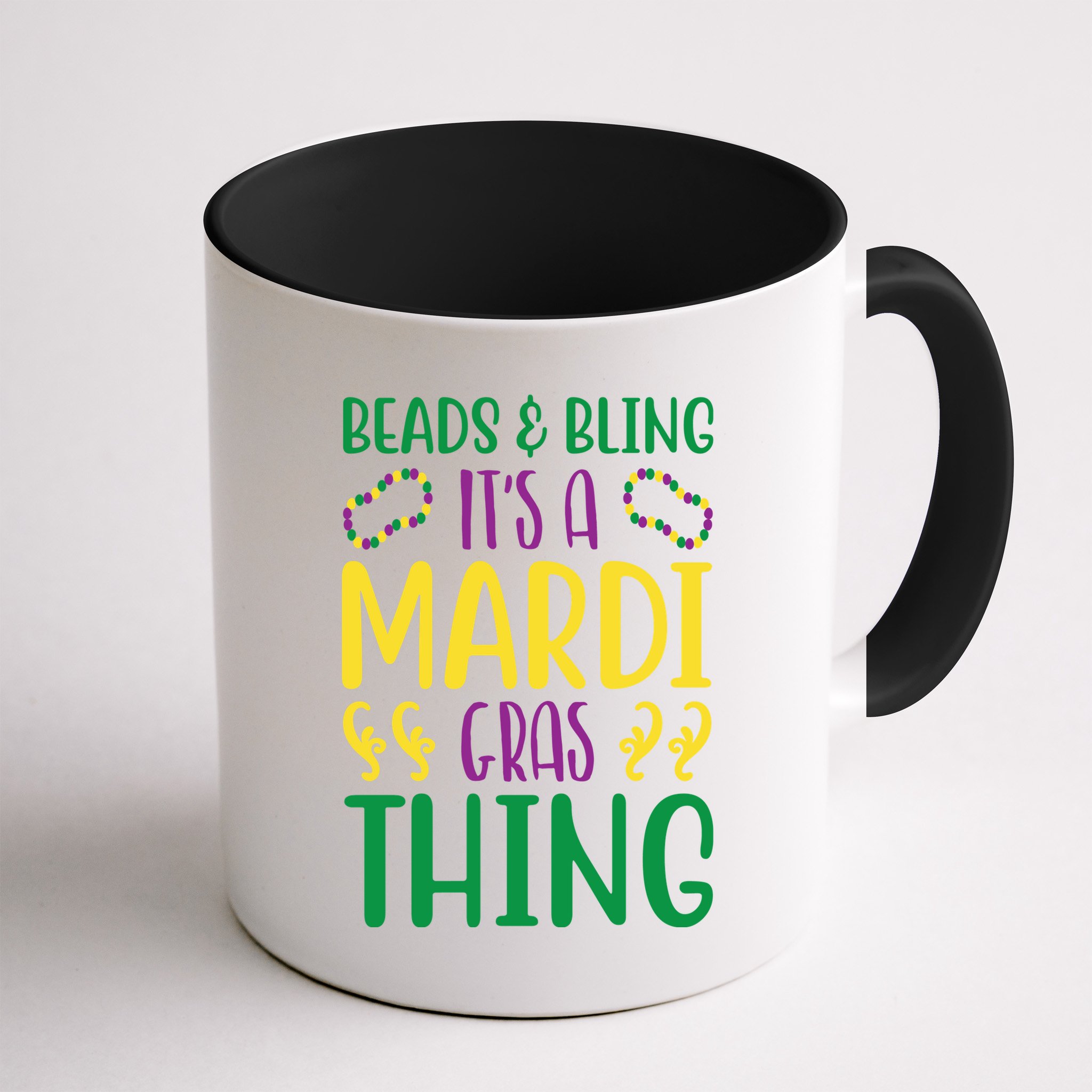 Beads And Bling It's A Mardi Gras Thing Mug