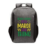 Beads And Bling It's A Mardi Gras Thing Vector Backpack