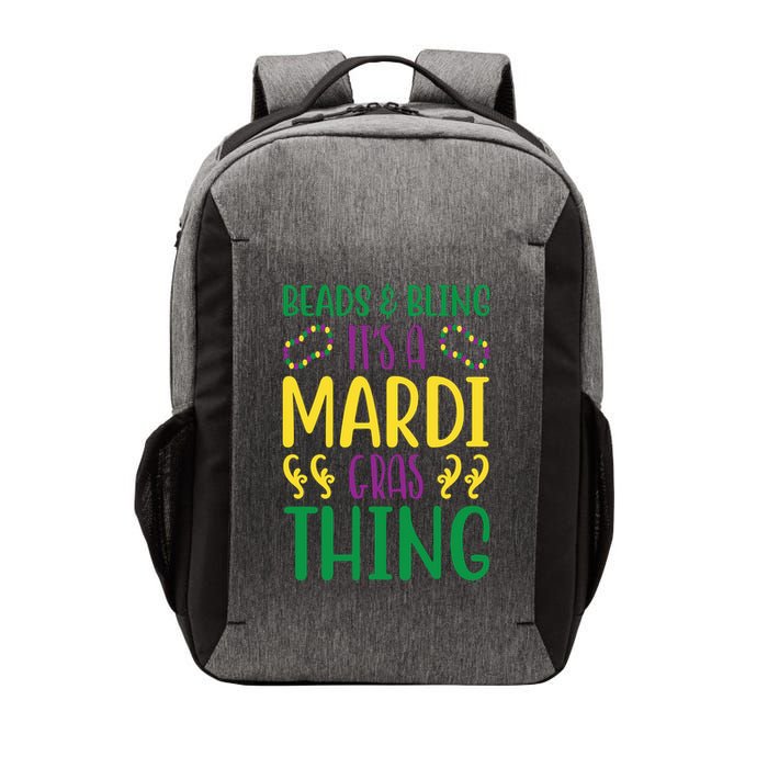 Beads And Bling It's A Mardi Gras Thing Vector Backpack