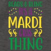 Beads And Bling It's A Mardi Gras Thing Vector Backpack