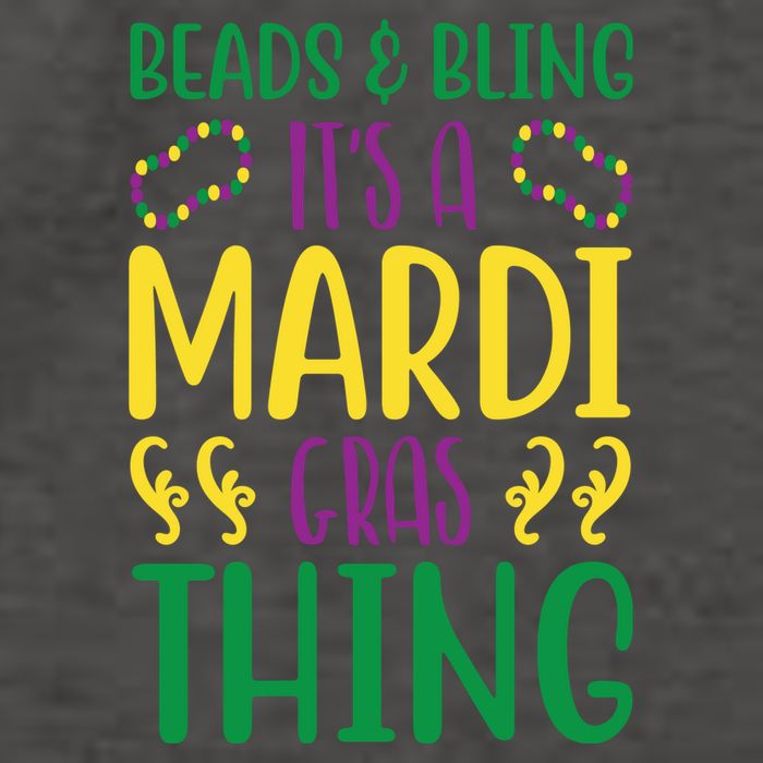 Beads And Bling It's A Mardi Gras Thing Vector Backpack