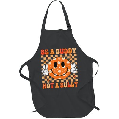 Be A Buddy Not A Bully Unity Day Orange Anti Bullying Full-Length Apron With Pockets