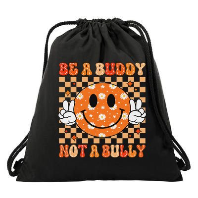 Be A Buddy Not A Bully Unity Day Orange Anti Bullying Drawstring Bag
