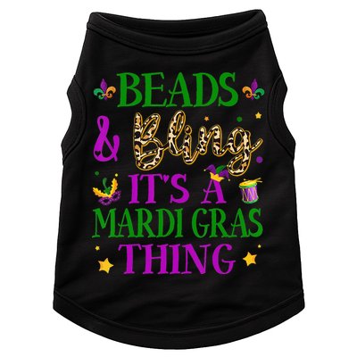 Beads And Bling It's A Mardi Gras Thing Beads And Bling Doggie Tank