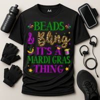 Beads And Bling It's A Mardi Gras Thing Beads And Bling Performance Shirt