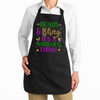 Beads And Bling It's A Mardi Gras Thing Beads And Bling Apron