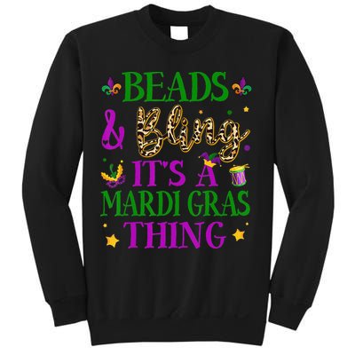Beads And Bling It's A Mardi Gras Thing Beads And Bling Sweatshirt