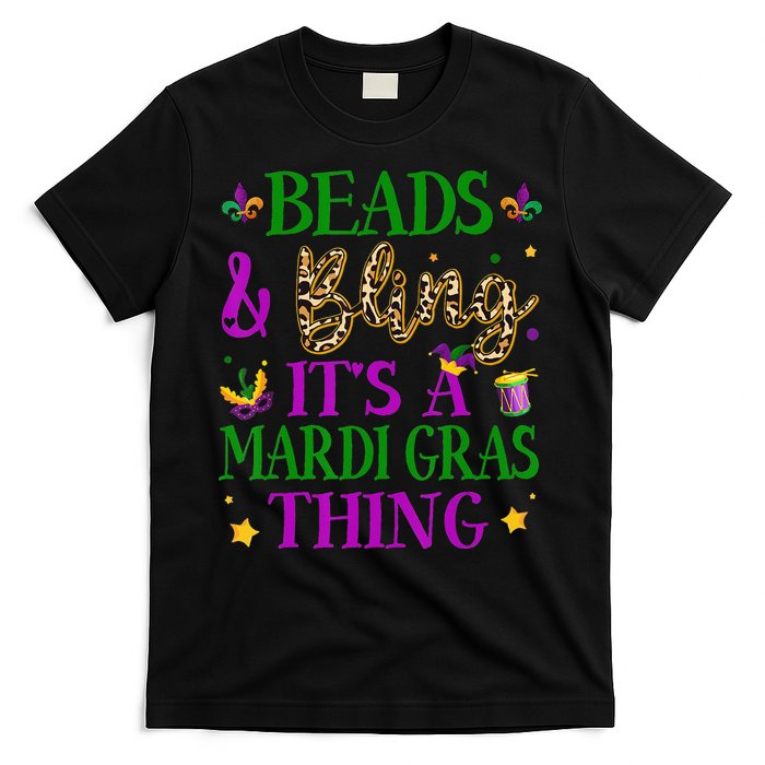 Beads And Bling It's A Mardi Gras Thing Beads And Bling T-Shirt