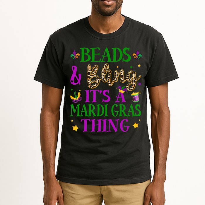 Beads And Bling It's A Mardi Gras Thing Beads And Bling Tall T-Shirt