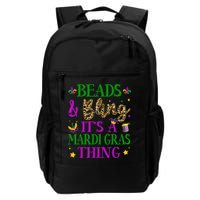 Beads And Bling It's A Mardi Gras Thing Beads And Bling Backpack