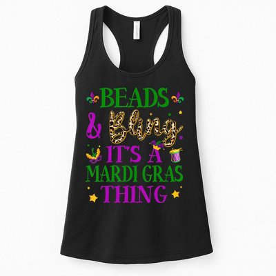 Beads And Bling It's A Mardi Gras Thing Beads And Bling Womens Tank Top
