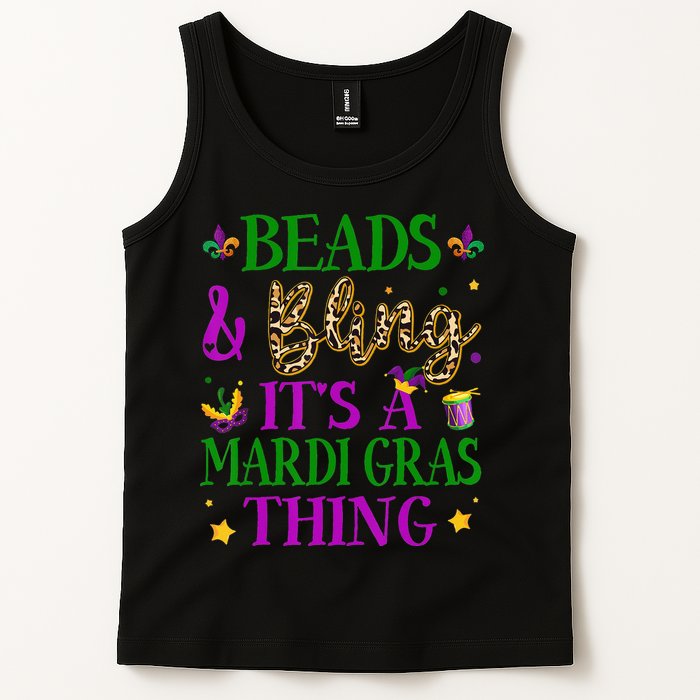 Beads And Bling It's A Mardi Gras Thing Beads And Bling Tank Top