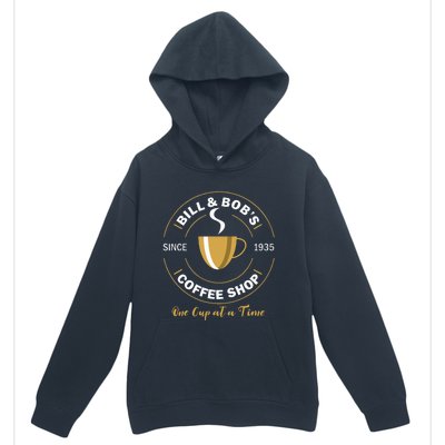 Bill And Bobs Coffee Shop AA Recovery Gift Urban Pullover Hoodie