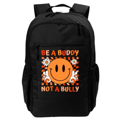 Be A Buddy Not A Bully Unity Day Anti Bullying Orange Face Daily Commute Backpack