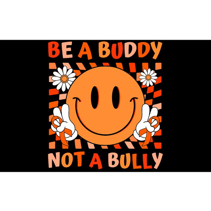 Be A Buddy Not A Bully Unity Day Anti Bullying Orange Face Bumper Sticker