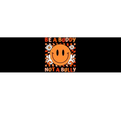 Be A Buddy Not A Bully Unity Day Anti Bullying Orange Face Bumper Sticker