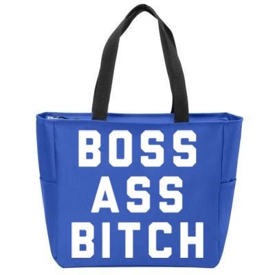 Boss Ass Bitch Gift Zip Tote Bag