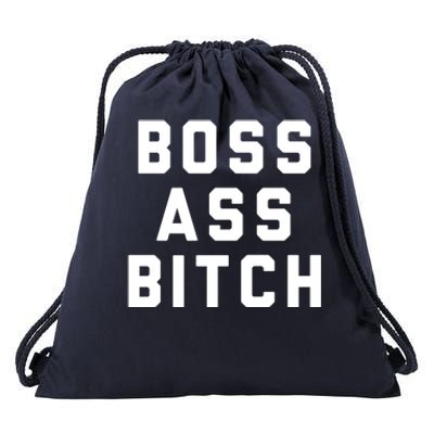 Boss Ass Bitch Gift Drawstring Bag