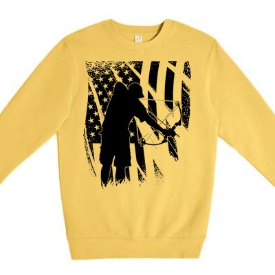 Bowfishing Americana Premium Crewneck Sweatshirt