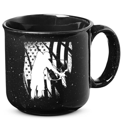 Bowfishing Americana 15oz Campfire Ceramic Mug